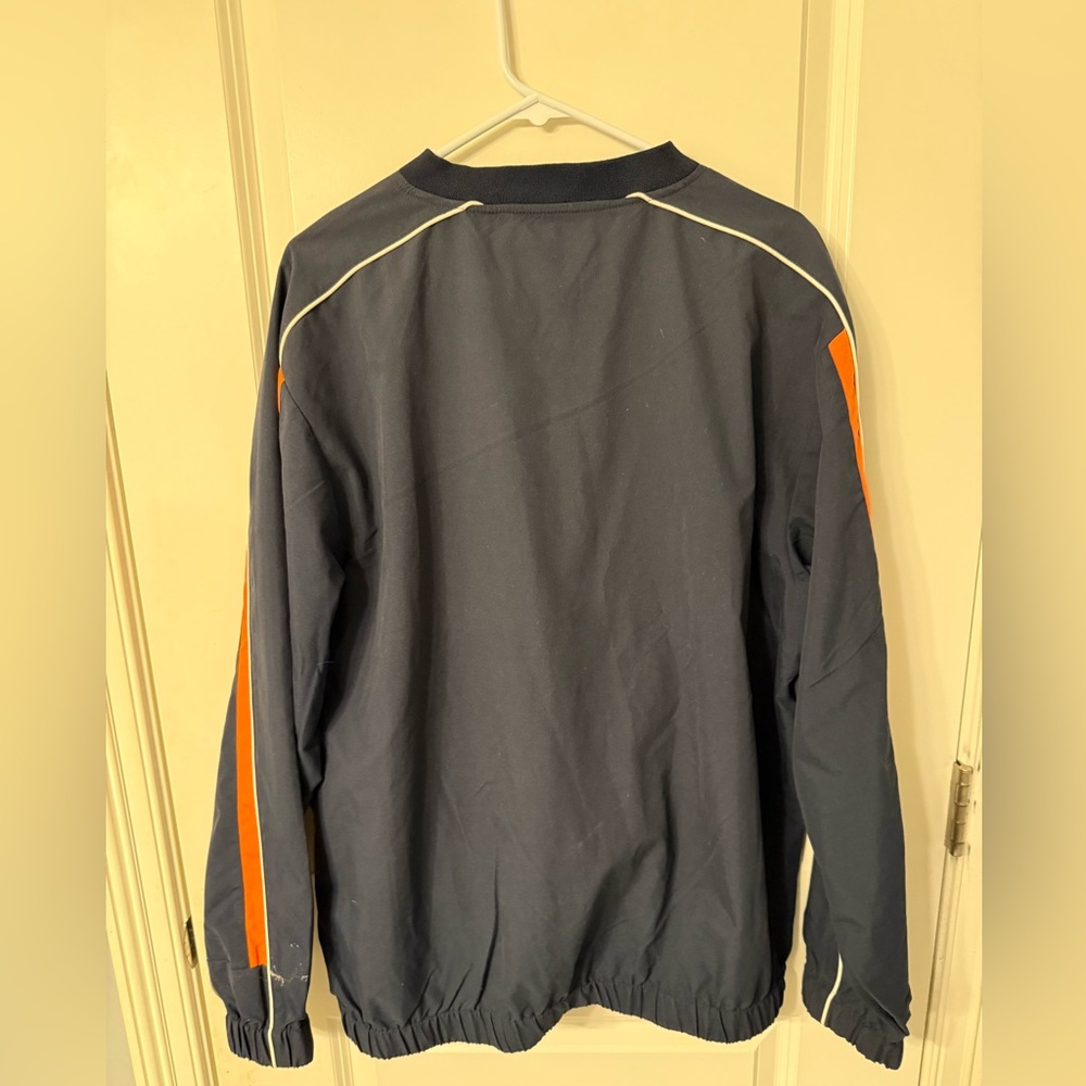NFL🏈 Men’s Chicago Bears Men’s Navy and Orange Pullover size Large - Picture 3 of 3